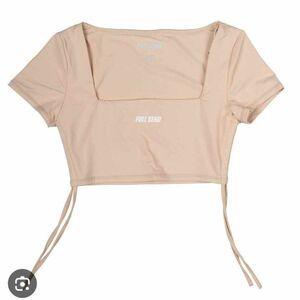 NEW Full Send Fitness Squared Neck Tie Side Top Size Medium